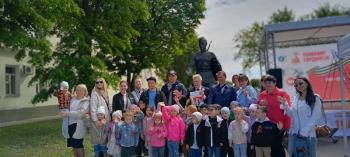«Фронтовой треугольник» Мастер-класс  в рамках торжественного митинга, подготовленного Почтой России к 80-летию победы в ВОВ