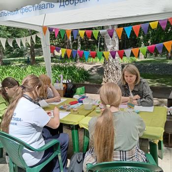 Библиотека №16 приняла участие в благотворительном фестивале «Добрый край воронежский».