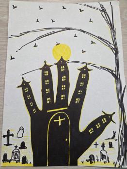 Мастер-класс "Замок на ладошке".