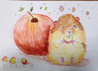 Будкова Веста, 7 лет, «Запасливый зверек»